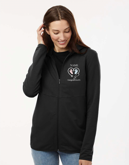 Embroidered Full Zip Performance Jacket
