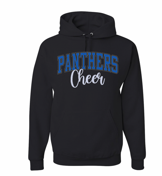 Embroidery/Glitter Panthers Youth Hoodies - 2 Colors