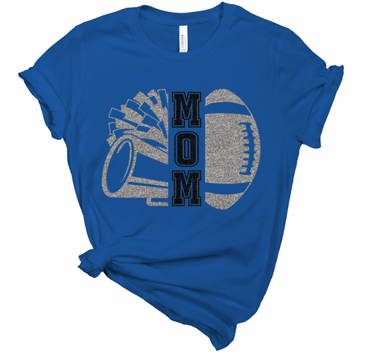 Cheer and Football Mom Personalized Tee