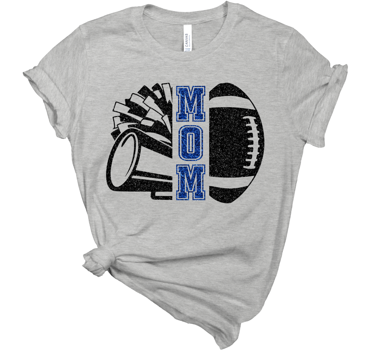 Cheer and Football Mom Personalized Tee