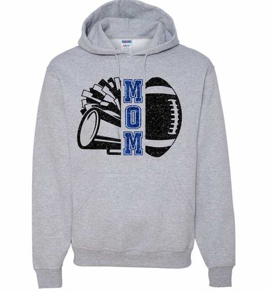 Cheer and Football Mom Personalized Hoodie