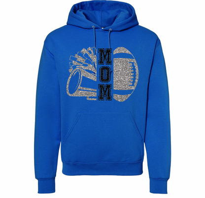 Cheer and Football Mom Personalized Hoodie