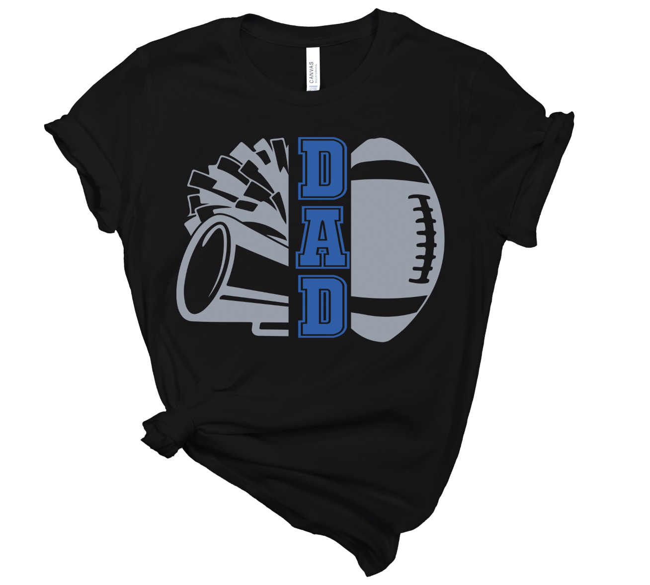 Cheer and Football Dad Personalized Tee
