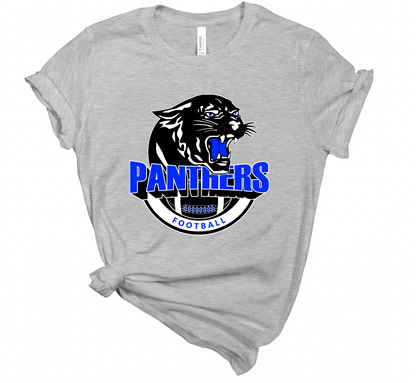 Panthers Football Logo Tee - Adult and Youth