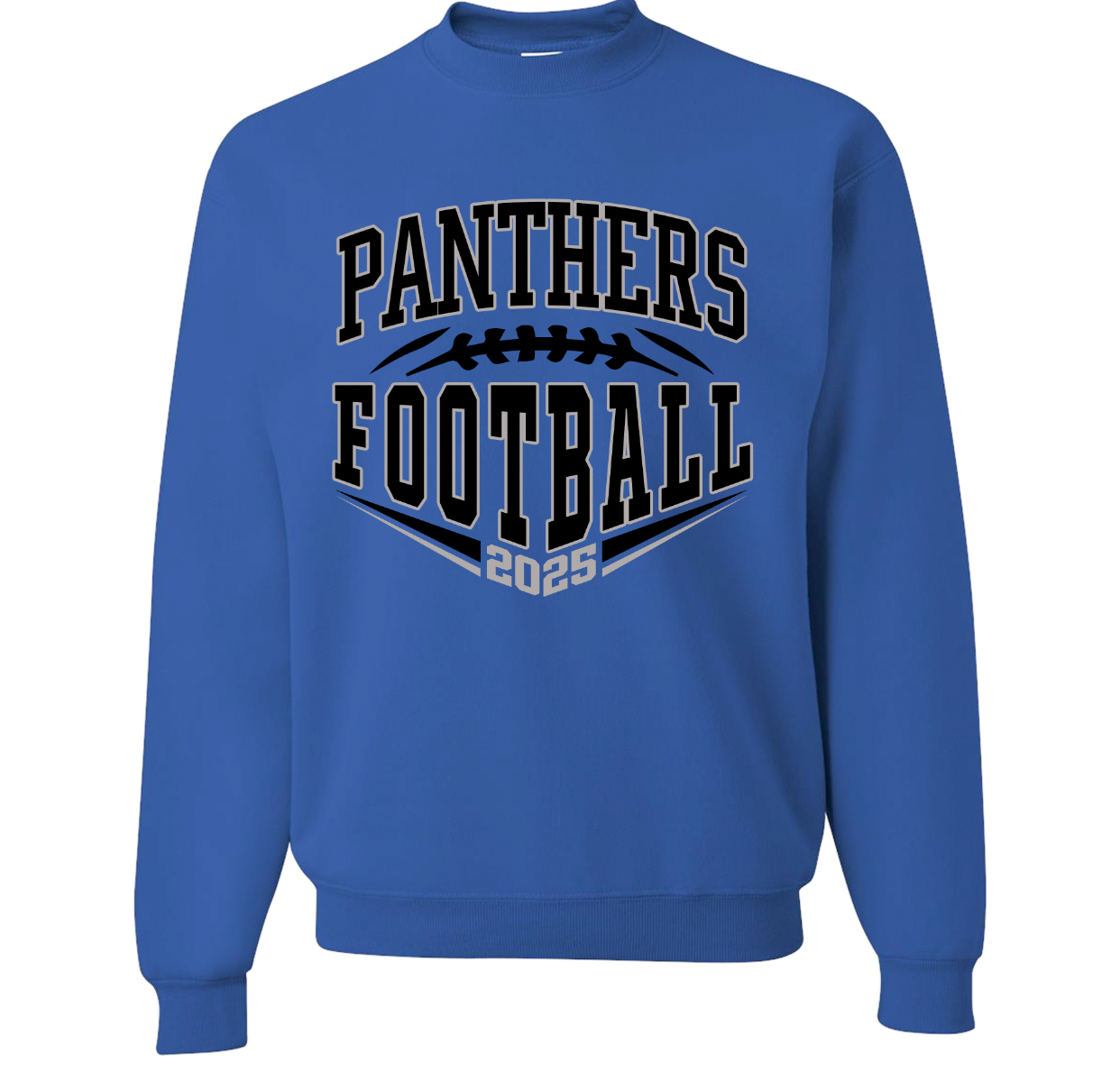 Panthers Football Diamond Crewneck Sweatshirt - Adult and Youth