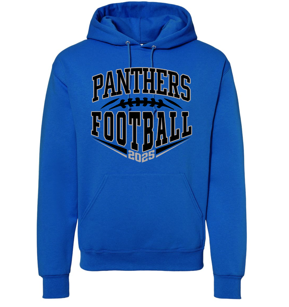 Panthers Football Diamond Hooded Sweatshirt - Adult and Youth