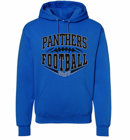 Panthers Football Diamond Hooded Sweatshirt - Adult and Youth