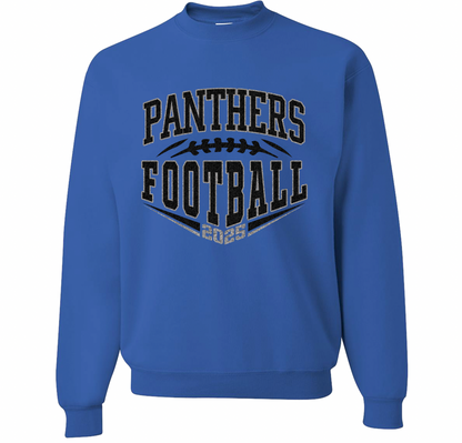Panthers Football Diamond Crewneck Sweatshirt - Adult and Youth