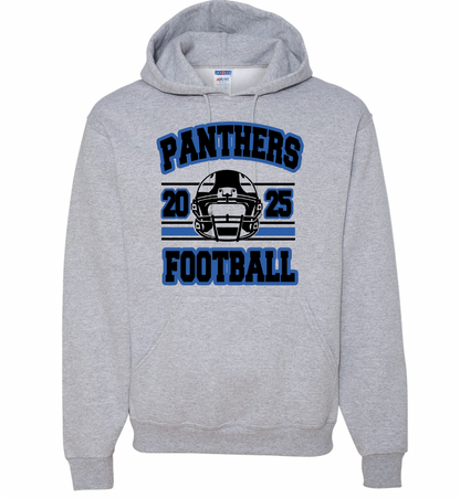 Panthers Football 2026 Helmet Hooded Sweatshirt - Adult and Youth