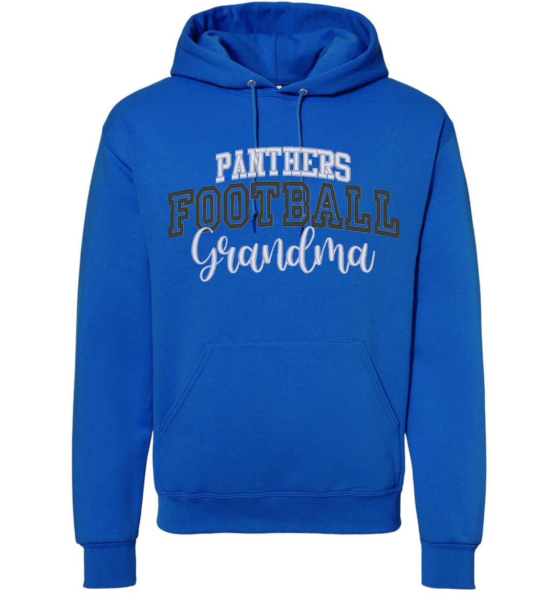 Embroidery Panthers Football Adult Hoodies
