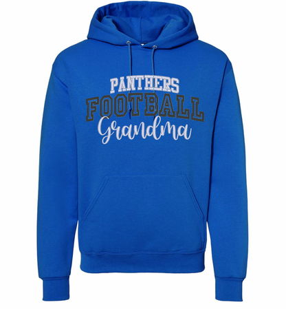 Embroidery Panthers Football Adult Hoodies