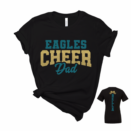 Eagles Cheer Dad with Name