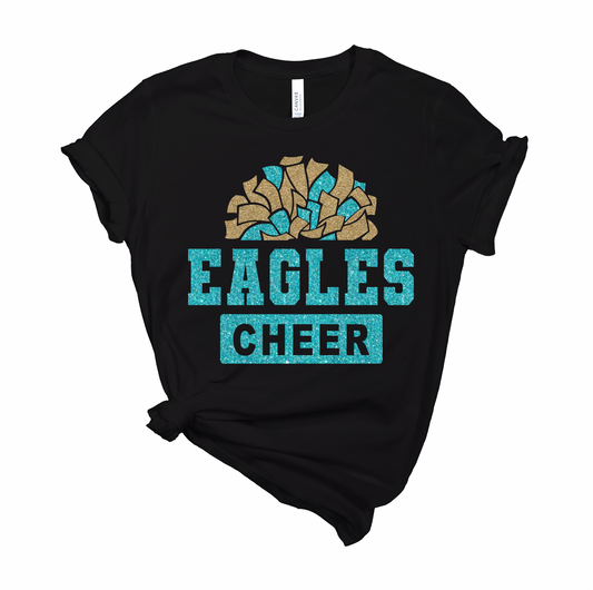 Eagles Cheer with Pom