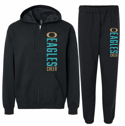 Eagles Cheer Full Zip Sweatshirt or Sweatpants