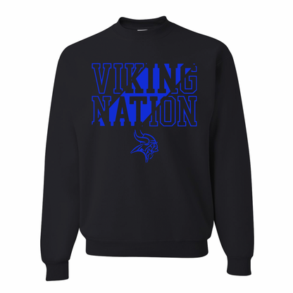 Curtis Viking Nation Crewneck - Youth and Adult Sizes