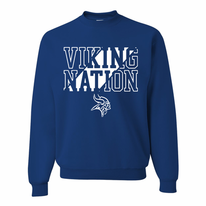 Curtis Viking Nation Crewneck - Youth and Adult Sizes