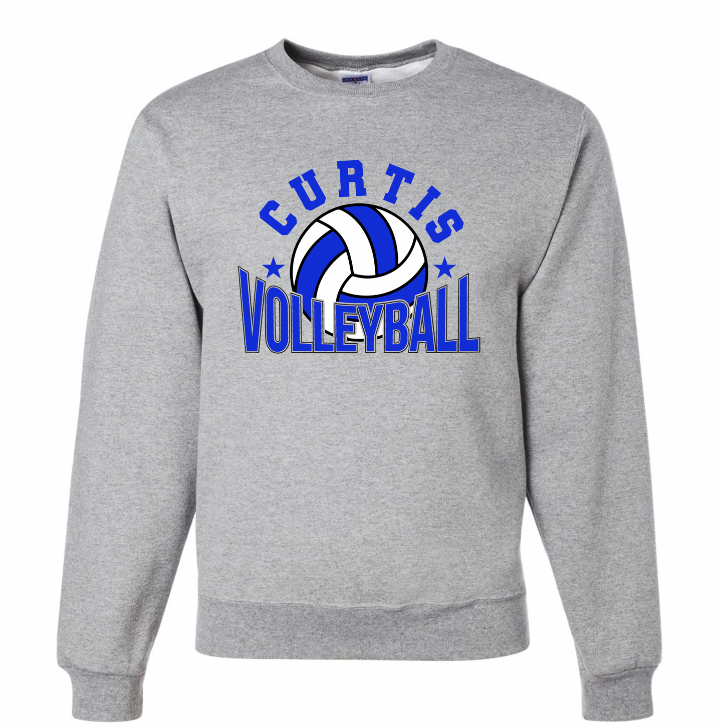Curtis Volleyball Varsity Crewneck - Youth and Adult Sizes