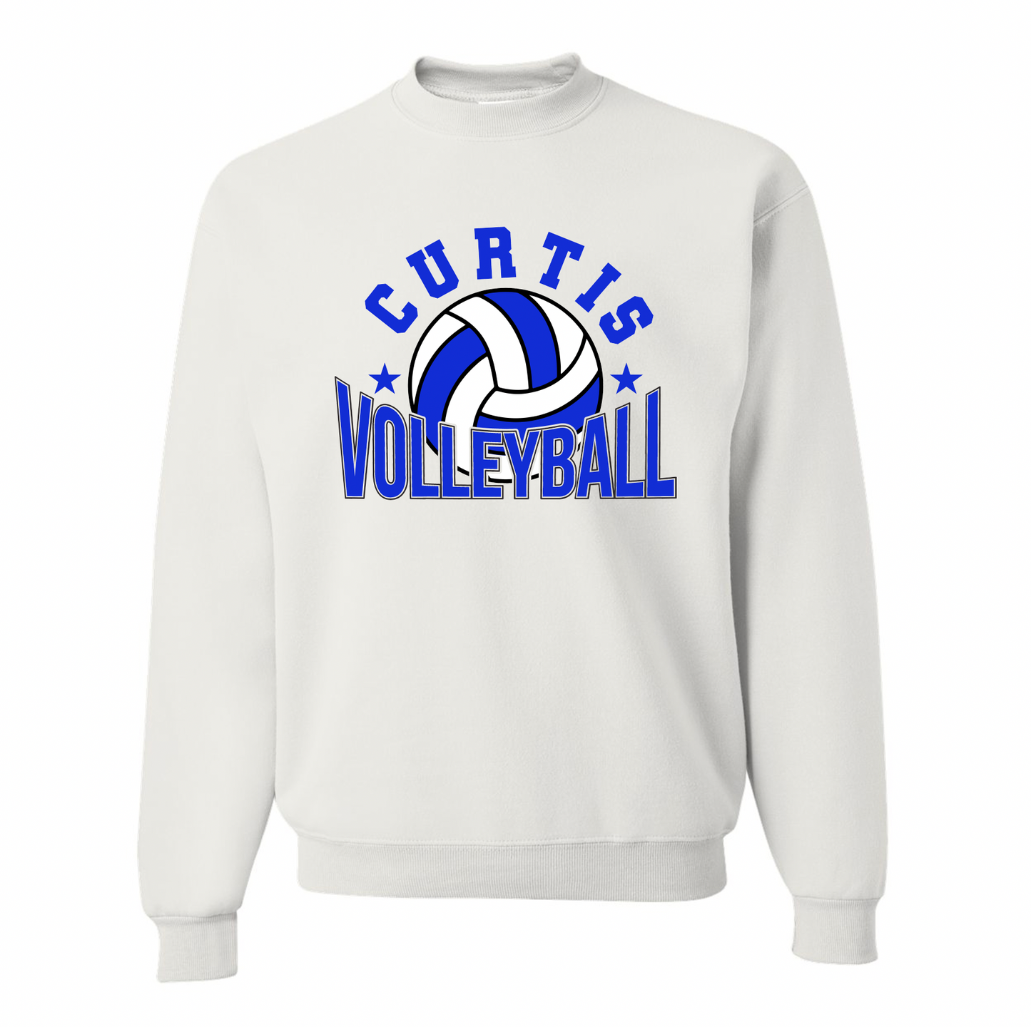 Curtis Volleyball Varsity Crewneck - Youth and Adult Sizes