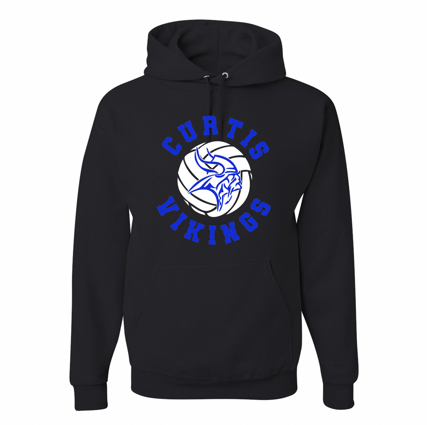 Curtis Volleyball Circle Hoodie | Youth and Adult