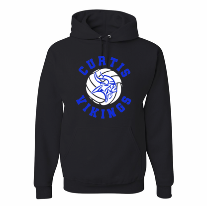Curtis Volleyball Circle Hoodie | Youth and Adult
