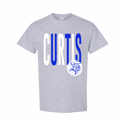 Curtis Volleyball Retro Tee - Youth and Adult Sizes
