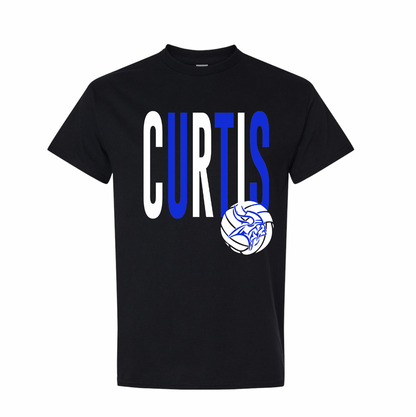Curtis Volleyball Retro Tee - Youth and Adult Sizes