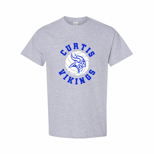 Curtis Circle Volleyball Tee - Youth and Adult Sizes