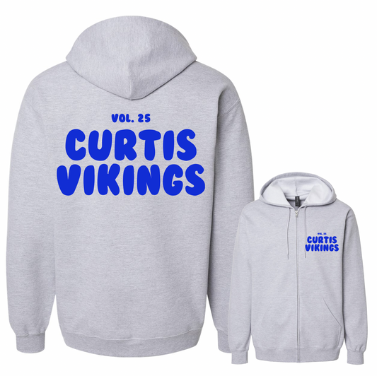Curtis Vikings Puff Full Zip Sweatshirt