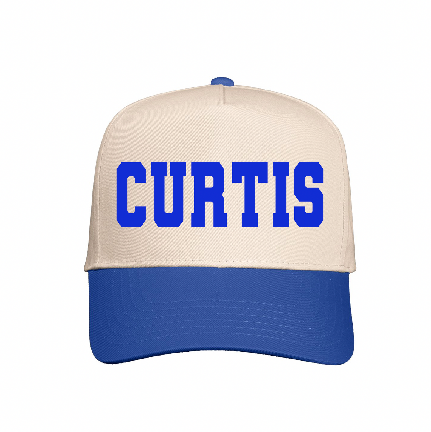 Two-Tone Embroidered Trucker Hat