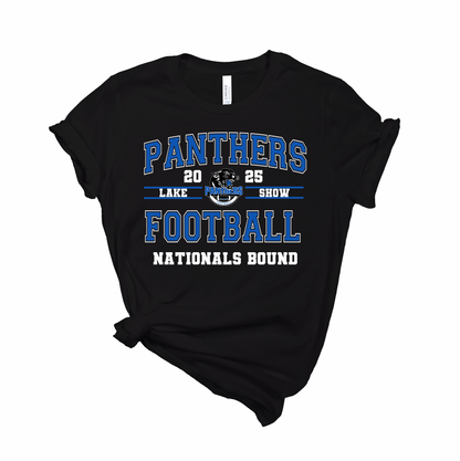 Panthers Football Nationals Tee - Adult and Youth