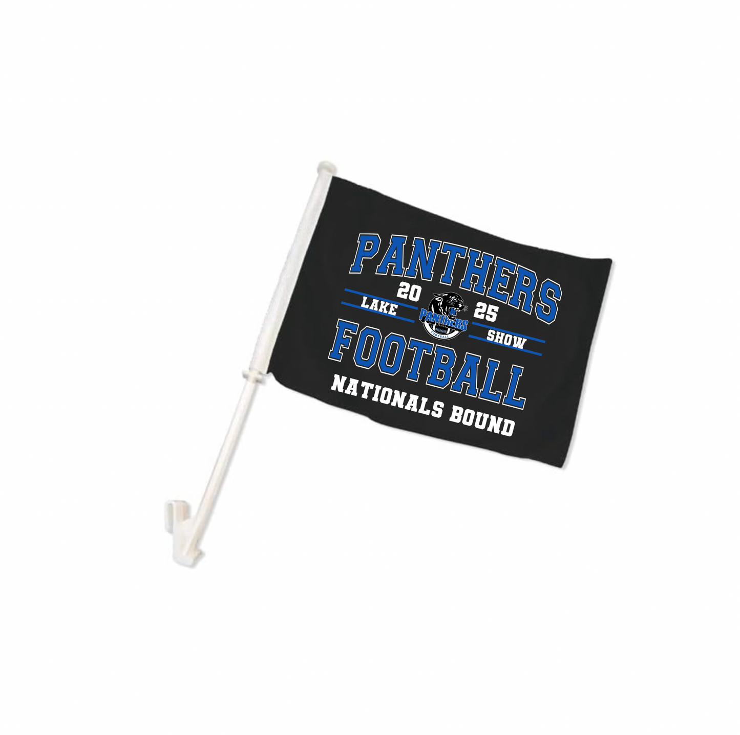 Panthers Football Car Flag - Nationals