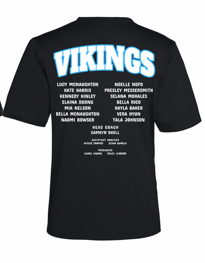 Curtis Vikings Volleyball 2025 State Performance Tee