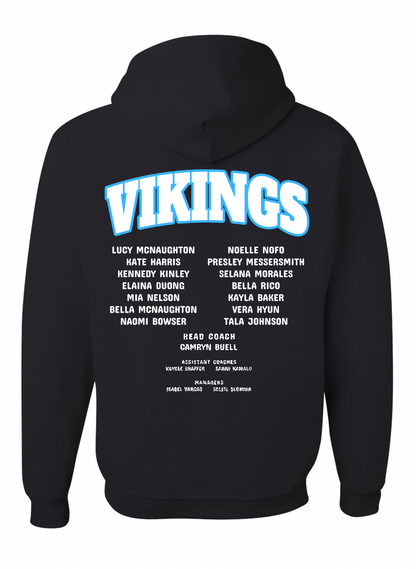 Curtis Vikings Volleyball 2025 State Hoodie