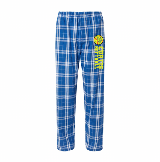 Curtis Softball Vikings Plaid Flannel Pants - Adult Sizes