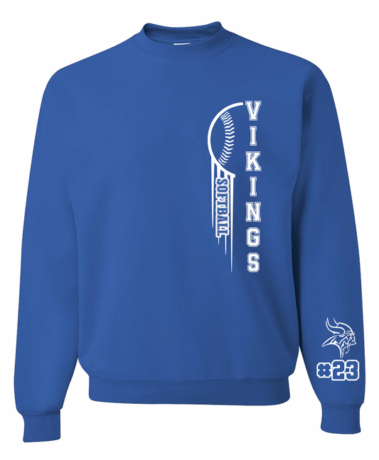 Curtis Softball Personalized Crewneck - Youth and Adult Sizes