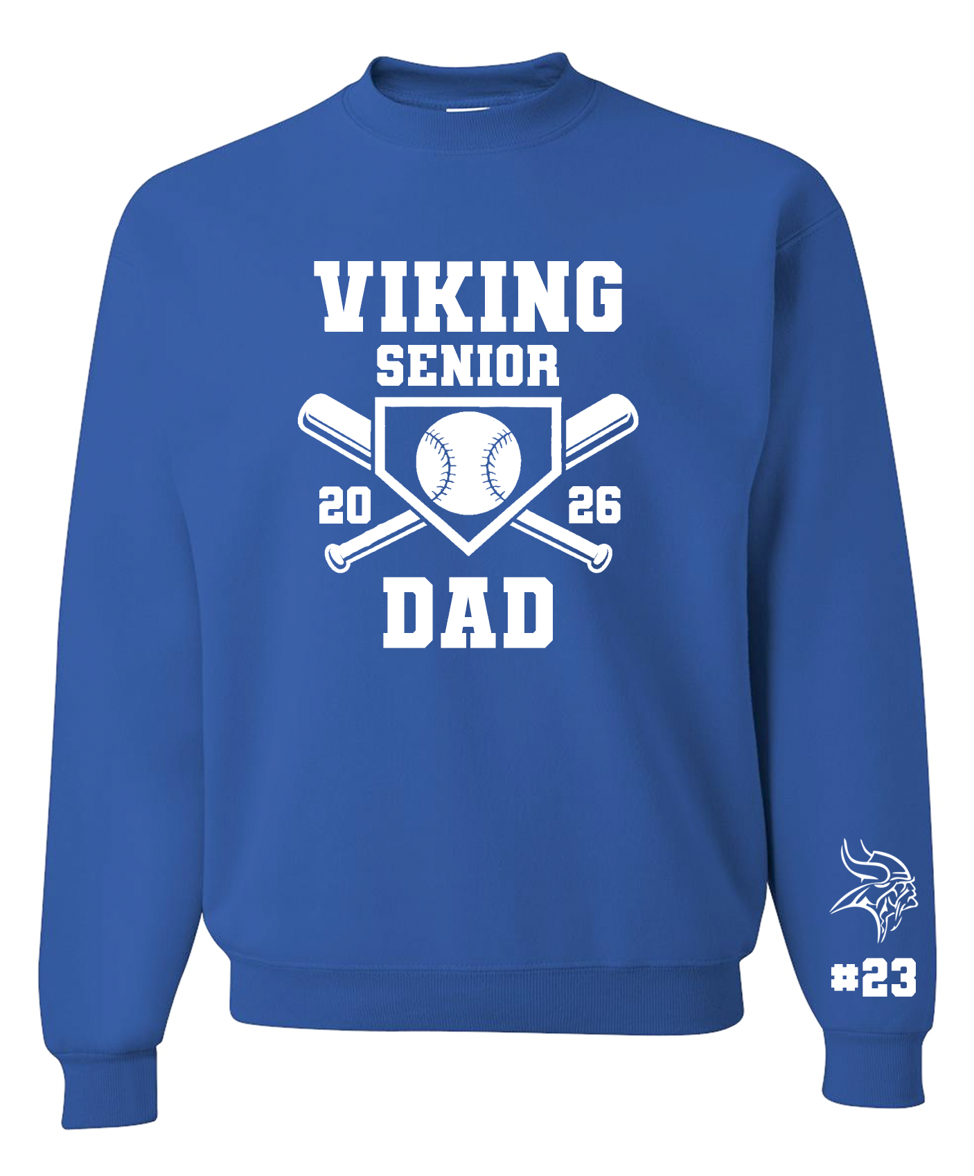 Curtis Softball Personalized Mom/Dad Sweatshirts - Adult Sizes