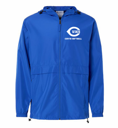 Curtis Softball Windbreaker - Full Zip or Anorak