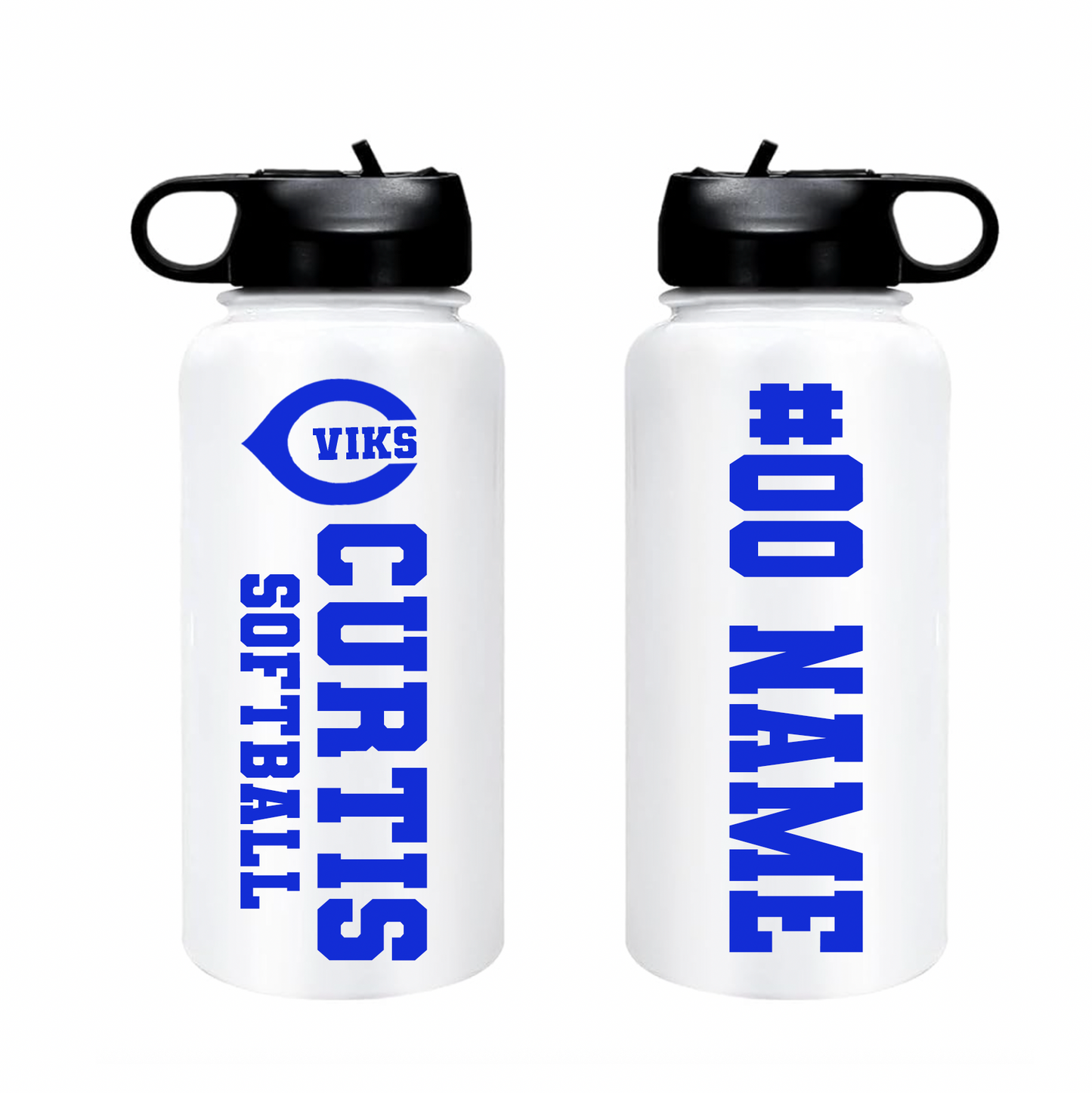 Curtis Softball Personalized 32 oz Waterbottle