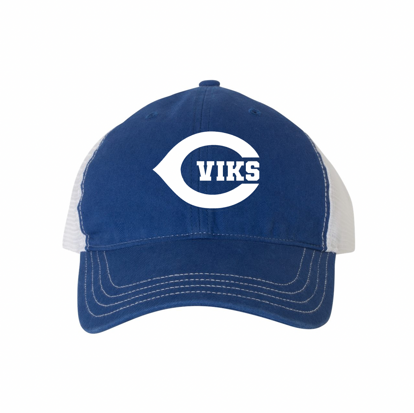Embroidered C Viks Trucker Hat