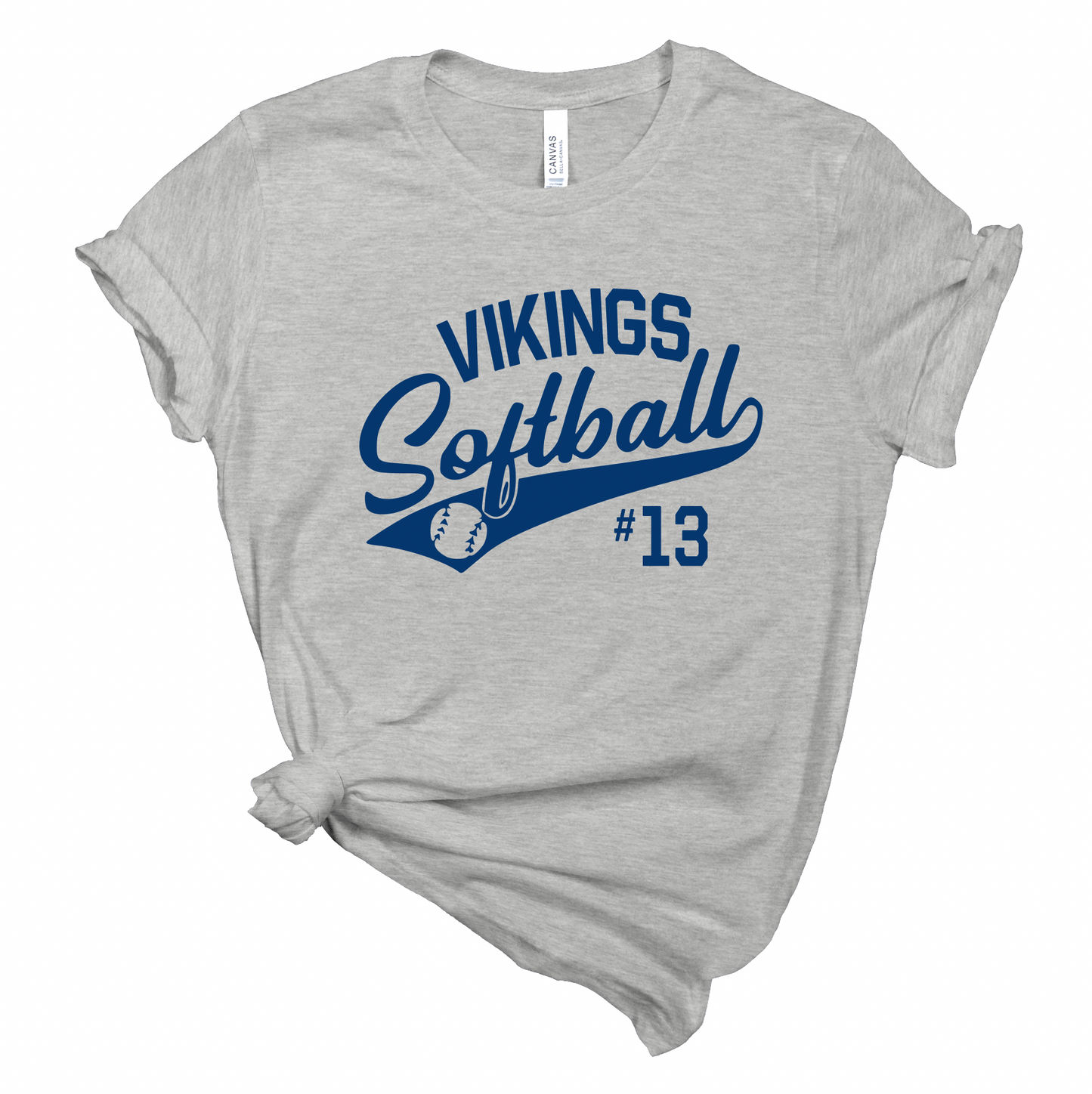 Curtis Vikings Personalized Softball - Youth and Adult Sizes