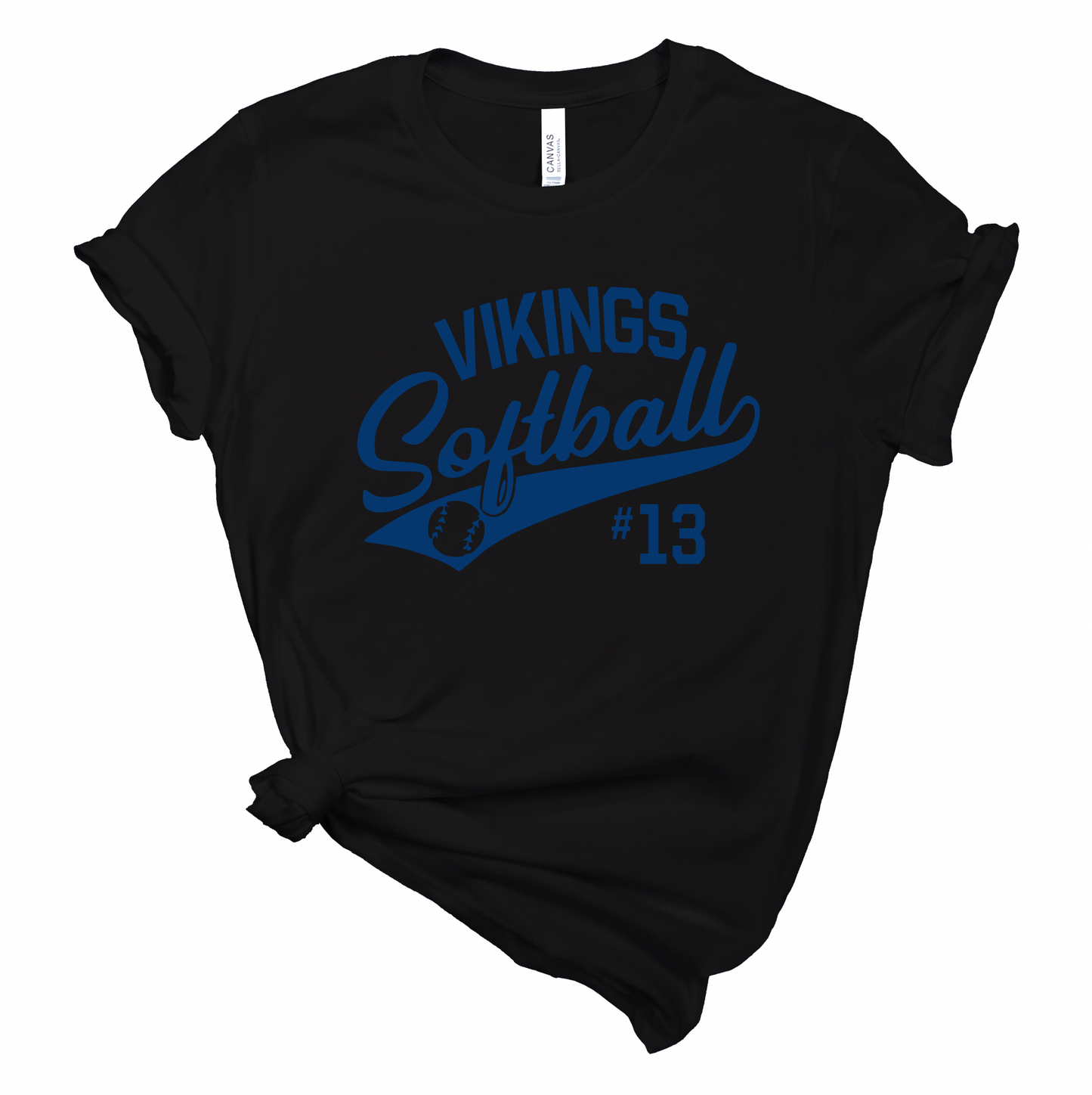 Curtis Vikings Personalized Softball - Youth and Adult Sizes