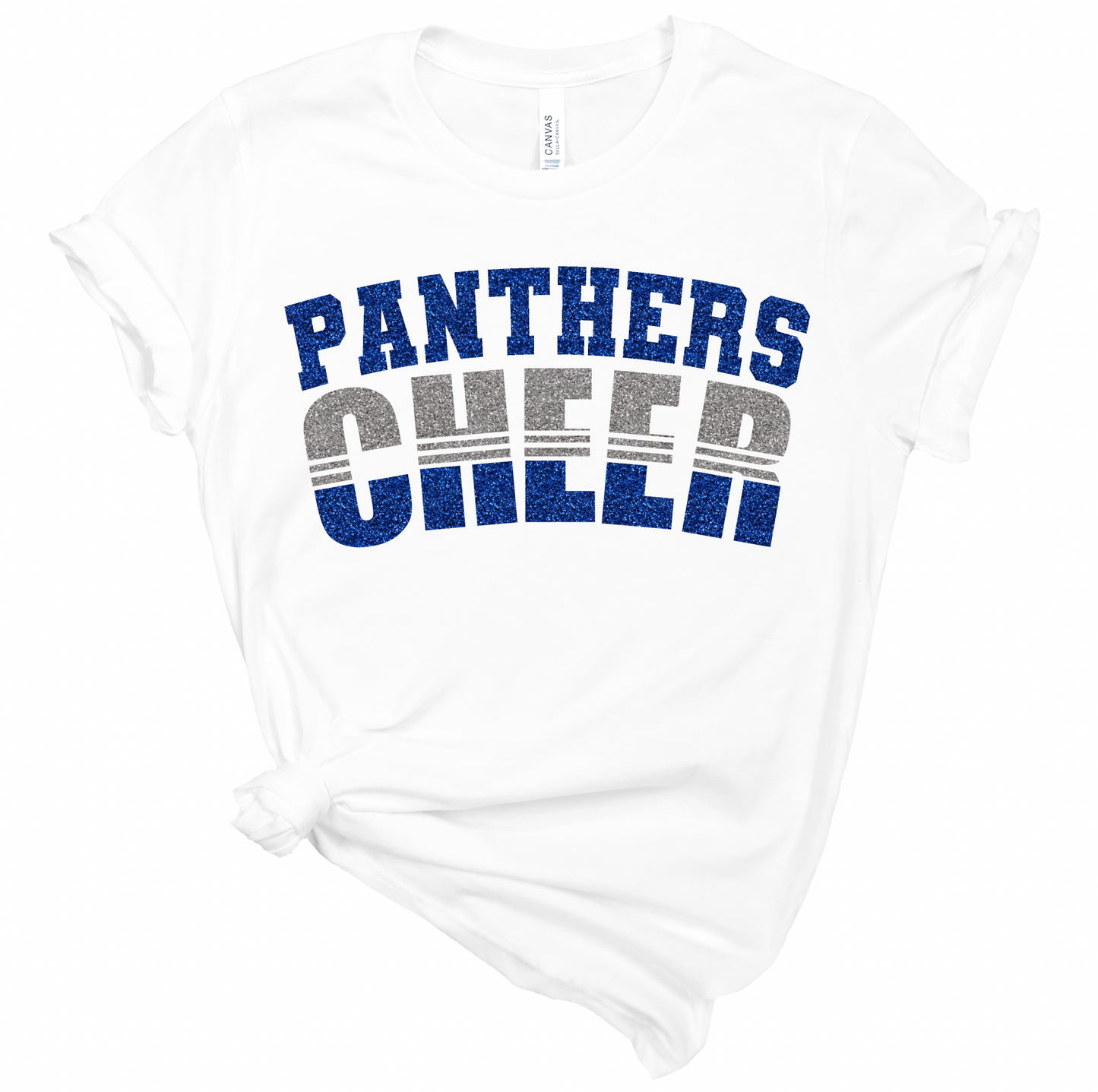 Panthers Cheer Split Design - Adult and Youth