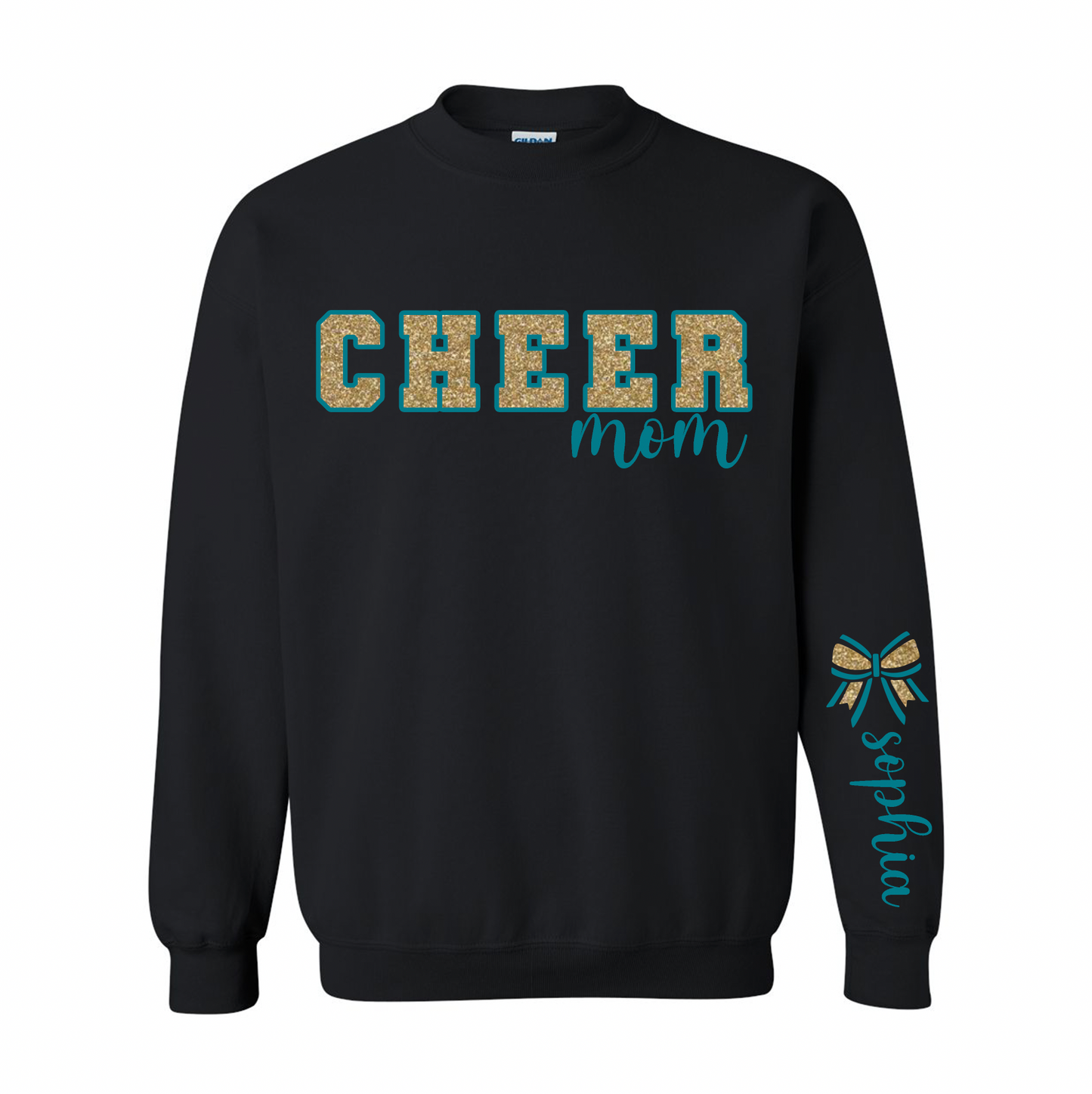 Personalized Cheer Mom Crewneck Sweatshirt