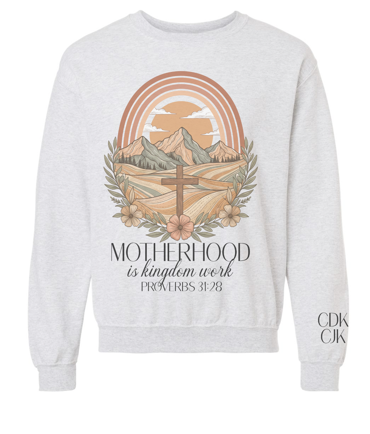 Motherhood is Kingdom Work Crewneck Sweatshirt