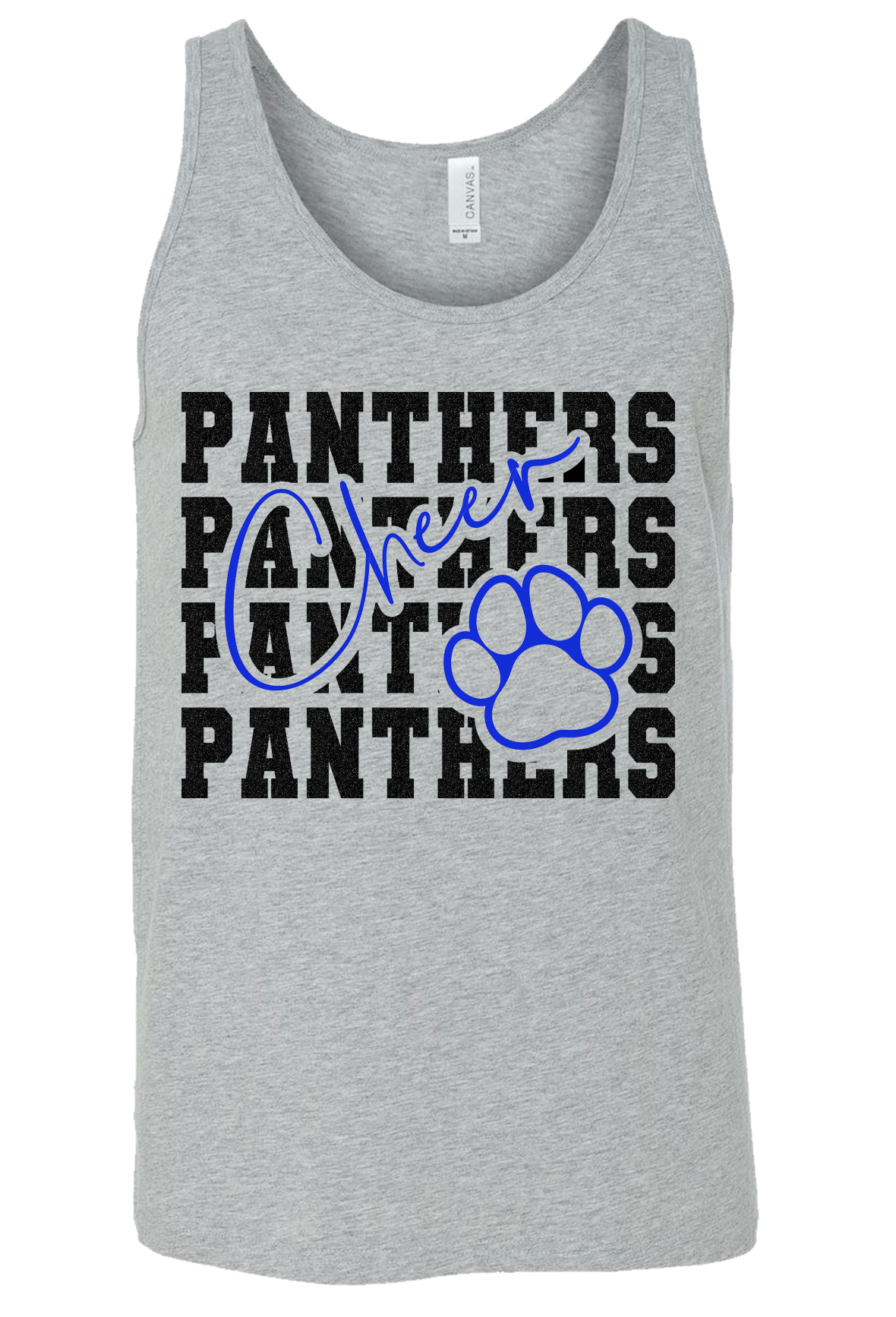 Stacked Panthers Cheer and Paw - Adult + Youth Sizes