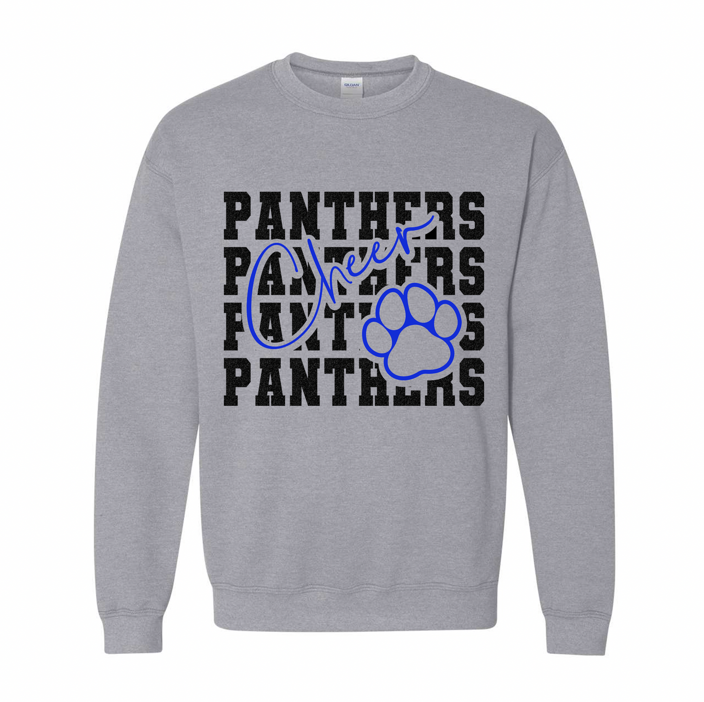 Stacked Panthers Cheer and Paw - Adult + Youth Sizes