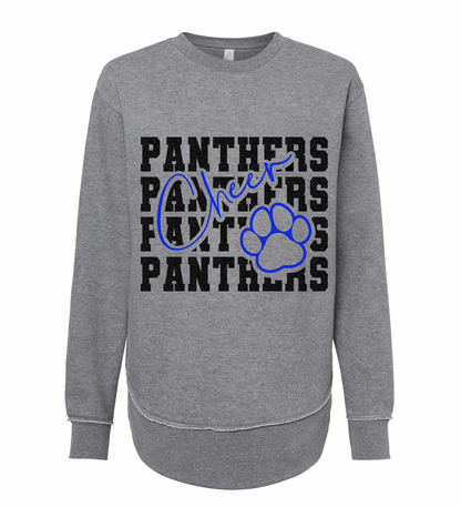 Stacked Panthers Cheer and Paw - Adult + Youth Sizes