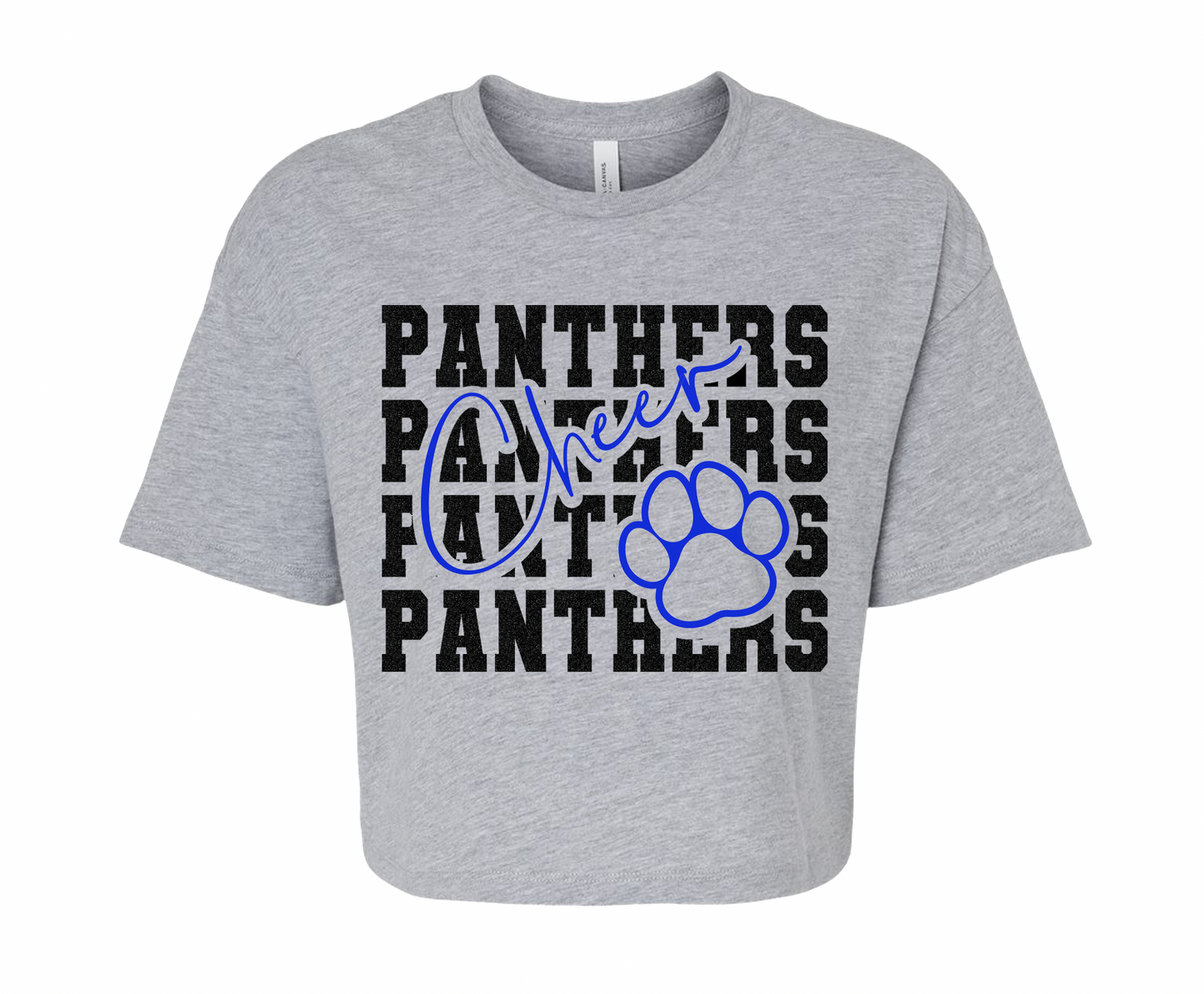 Stacked Panthers Cheer and Paw - Adult + Youth Sizes