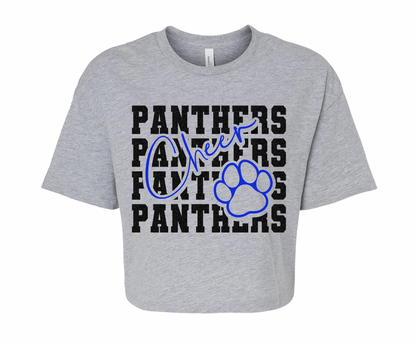 Stacked Panthers Cheer and Paw - Adult + Youth Sizes