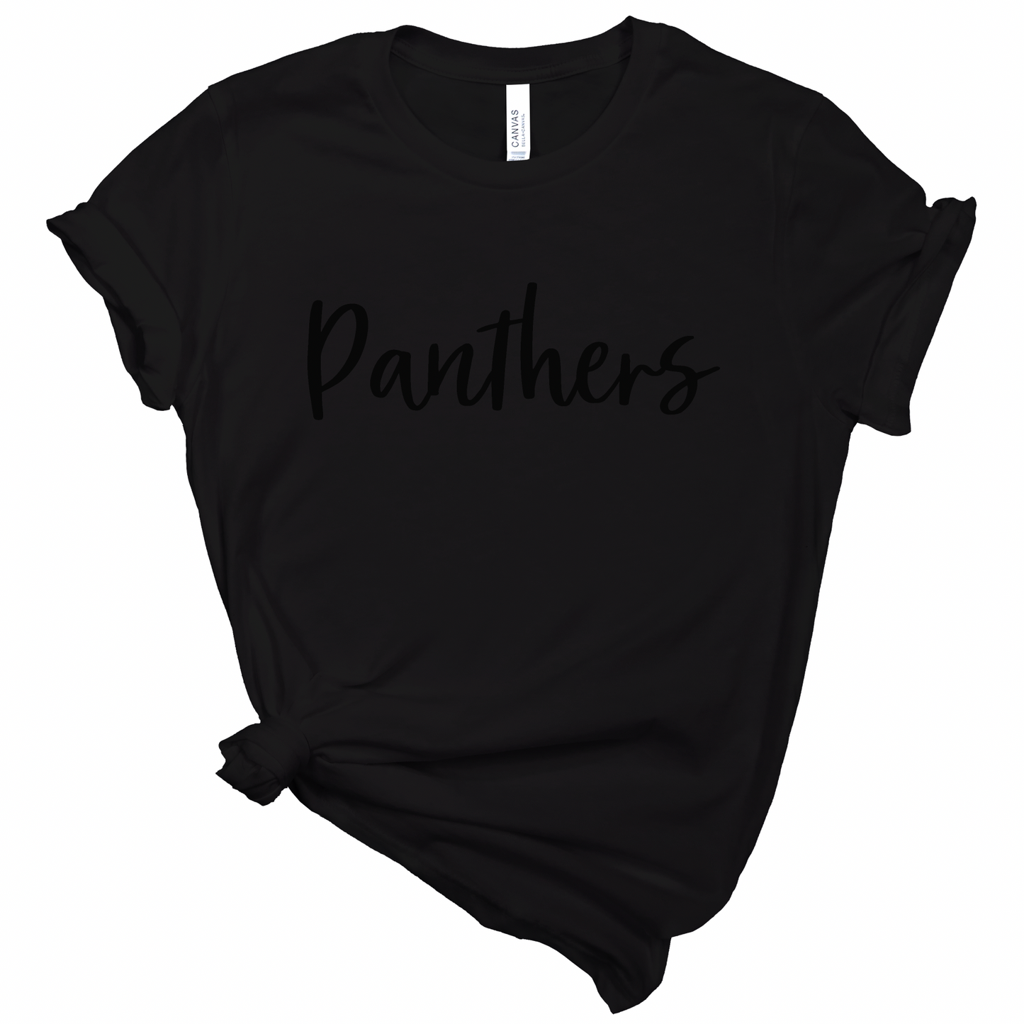 Panthers Tone on Tone Puff Crewneck Sweatshirt Two Styles - Adult and Youth